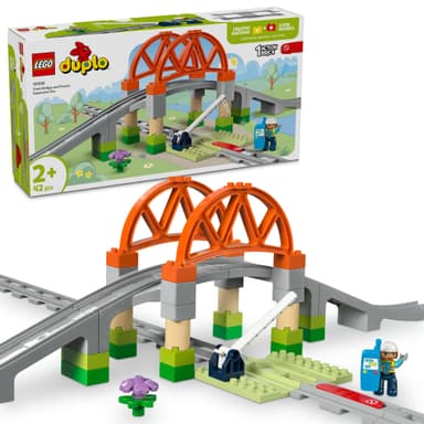 LEGO DUPLO Town Tågbro och spår – Expansionsset 10426