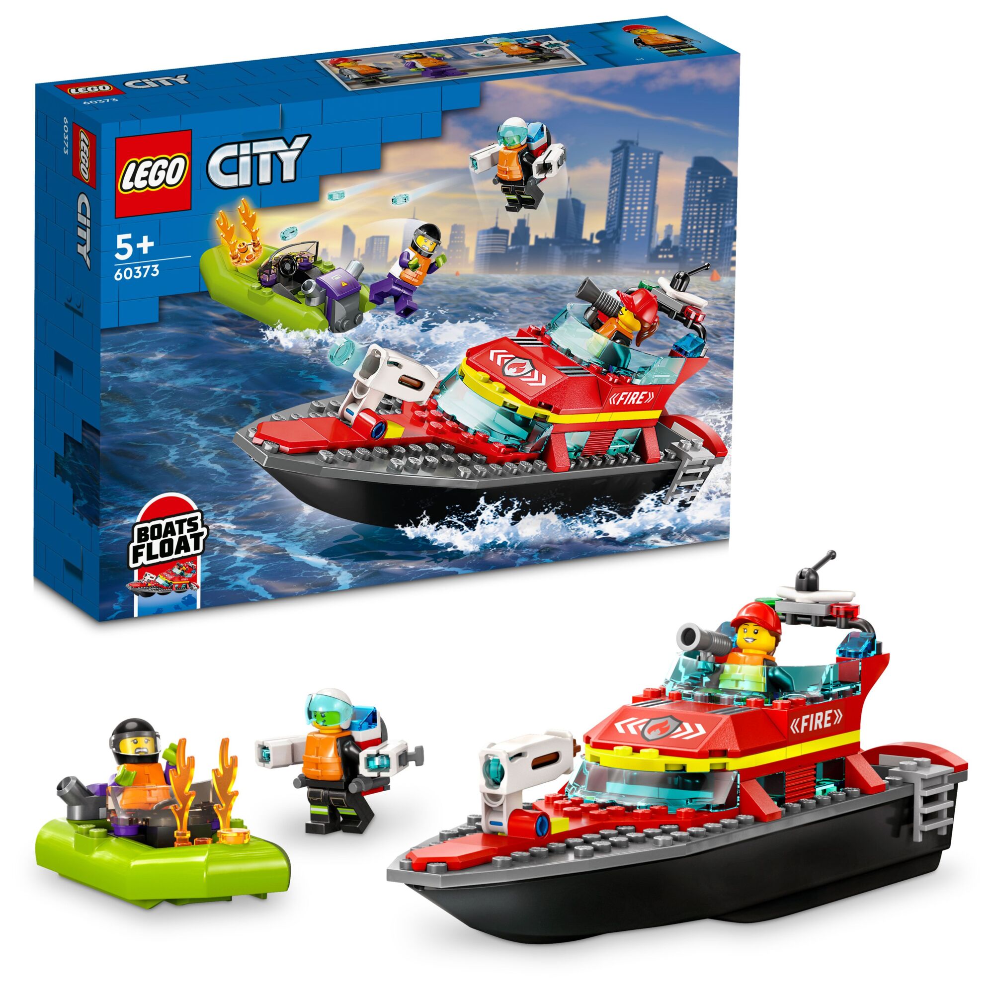 LEGO City Brandräddningsbåt 60373