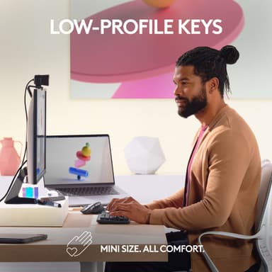Logitech MX Mechanical Mini Mac trådlöst tangetbord (space grey)