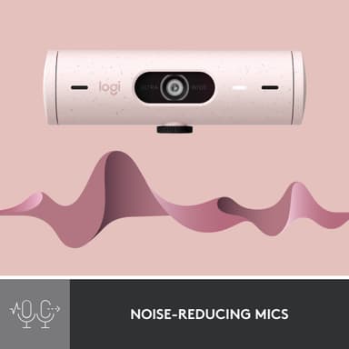 Logitech Brio 500 webbkamera (rosé)