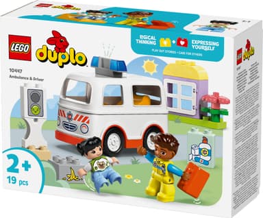 LEGO DUPLO Town Ambulans och förare 10447