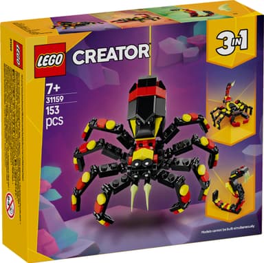 LEGO Creator Vilda djur: överraskande spindel 31159