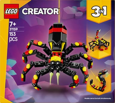 LEGO Creator Vilda djur: överraskande spindel 31159