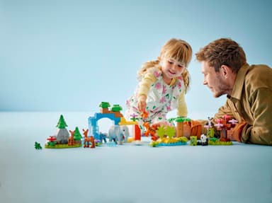 LEGO DUPLO Town 3-i-1 Vilda djurfamiljer 10446