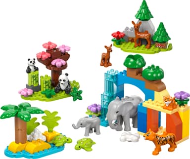 LEGO DUPLO Town 3-i-1 Vilda djurfamiljer 10446