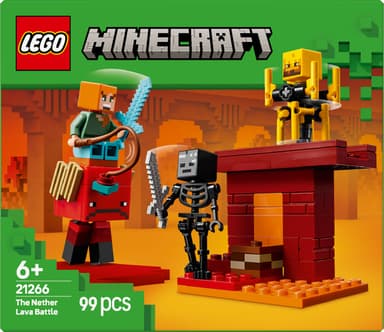 LEGO Minecraft Lavastriden i Nether 21266