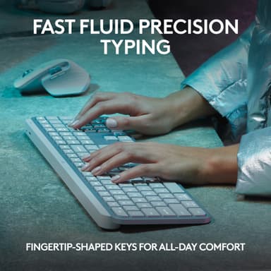 Logitech MX Keys S trådlöst tangentbord (grå)