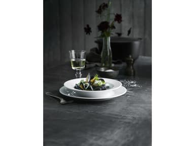 Pillivuyt Sancerre Plate deep Dia 26 cm White