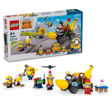 LEGO Despicable Me Minioner och bananbil 75580