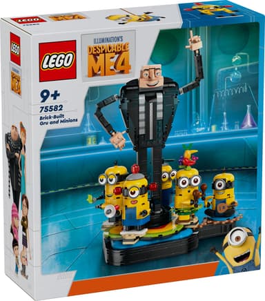 LEGO Despicable Me Klossbyggd Gru med minioner 75582