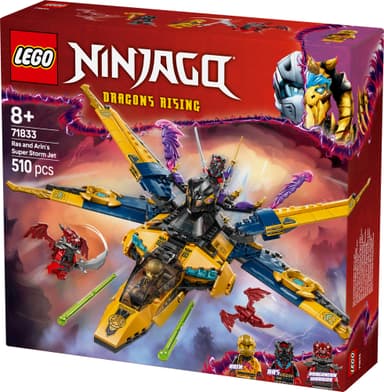 LEGO Ninjago Ras och Arins superstormplan 71833