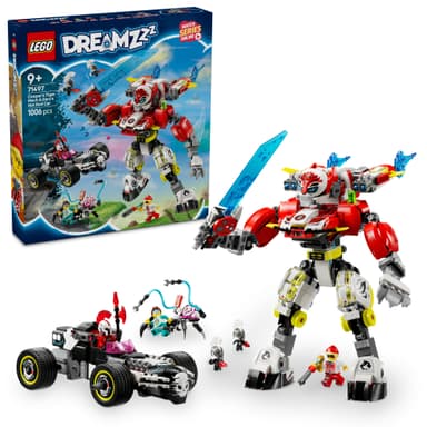 LEGO DREAMZzz Coopers tigerrobot och Zeros hot rod-bil 71497