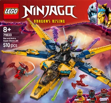 LEGO Ninjago Ras och Arins superstormplan 71833
