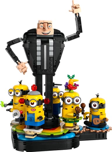 LEGO Despicable Me Klossbyggd Gru med minioner 75582
