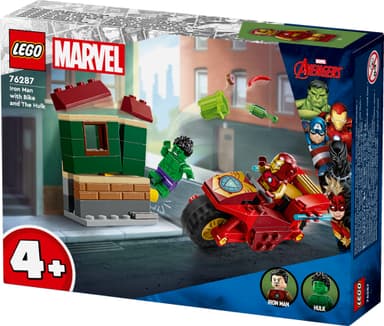 LEGO Super Heroes Iron Man med motorcykel och Hulk 76287