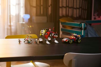 LEGO DREAMZzz Coopers tigerrobot och Zeros hot rod-bil 71497