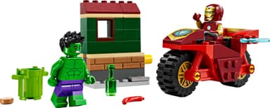 LEGO Super Heroes Iron Man med motorcykel och Hulk 76287