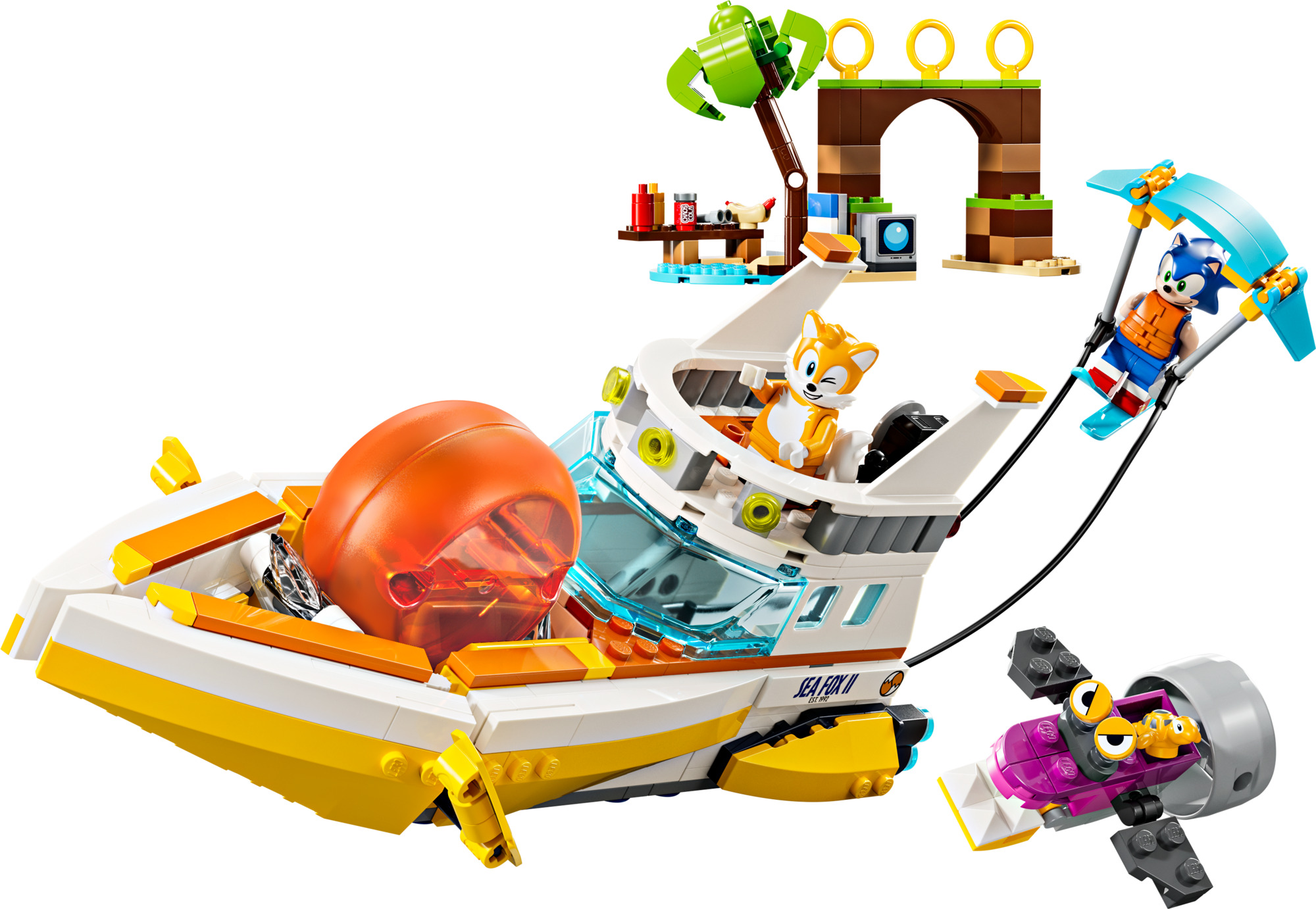 LEGO Sonic the Hedgehog Tails äventyrsbåt 76997