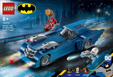 LEGO DC Batman Batman med Batmobile mot Harley Quinn och Mr. Freeze 76274