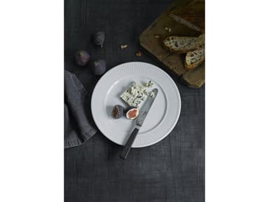 Pillivuyt Plissé plate flat Dia 28 cm White