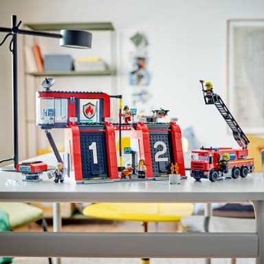 LEGO City Brandstation med brandbil 60414