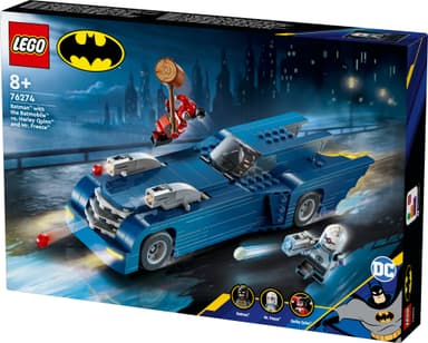 LEGO DC Batman Batman med Batmobile mot Harley Quinn och Mr. Freeze 76274