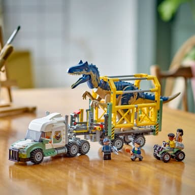 LEGO Jurassic World Dinosaurieuppdrag: transportbil med allosaurus 76966