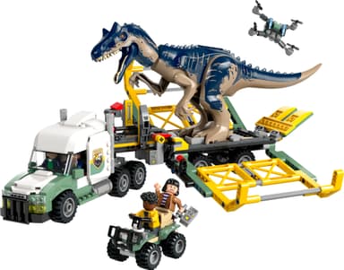 LEGO Jurassic World Dinosaurieuppdrag: transportbil med allosaurus 76966