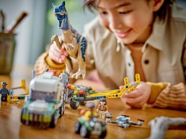 LEGO Jurassic World Dinosaurieuppdrag: transportbil med allosaurus 76966