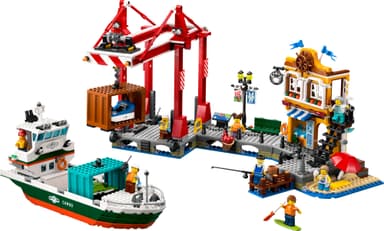LEGO City Kusthamn med lastfartyg 60422