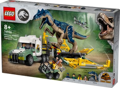 LEGO Jurassic World Dinosaurieuppdrag: transportbil med allosaurus 76966