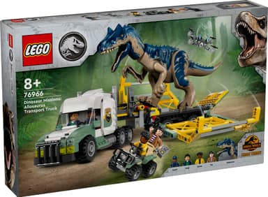 LEGO Jurassic World Dinosaurieuppdrag: transportbil med allosaurus 76966