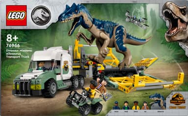 LEGO Jurassic World Dinosaurieuppdrag: transportbil med allosaurus 76966