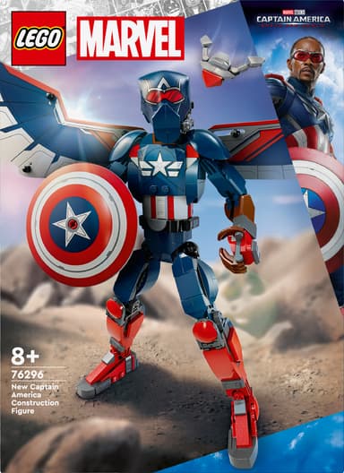 LEGO Super Heroes Byggfigur – Nya Captain America 76296