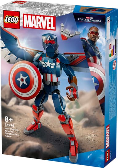 LEGO Super Heroes Byggfigur – Nya Captain America 76296