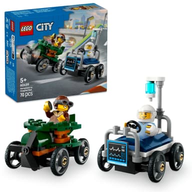 LEGO City Flygplan mot sjukhussäng – racingpaket 60459