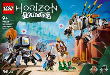 LEGO Horizon Aloy och Varl mot Sköldkryp och Sågtand 77037