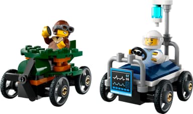LEGO City Flygplan mot sjukhussäng – racingpaket 60459