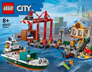 LEGO City Kusthamn med lastfartyg 60422