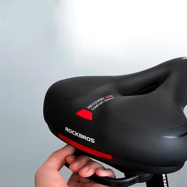 Cykelsadel med anatomisk öppning - Ergonomisk med minnesfunktion