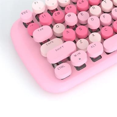 Mofii Candy M mekaniskt tangentbord med bakgrundsbelysning och 84 tangenter - Rosa