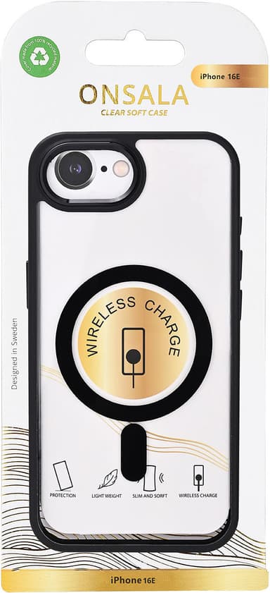 Onsala iPhone 16E Bumper fodral (genomskinligt)