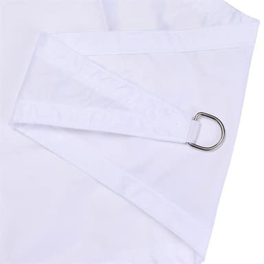 Solsegel 5x7m - Vit