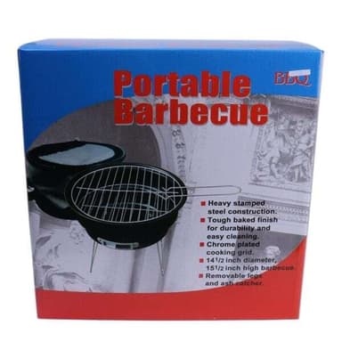 Liten & Kraftfull Portabel Grill – Perfekt för Picknick & Camping!