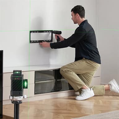 HOTO 3D-korslaser med 360° projicering och automatisk nivellering