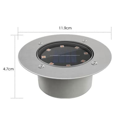 6-pack Mark Spotlight utomhusbelysning med solceller