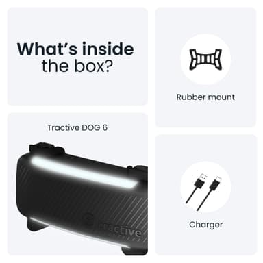 Tractive Dog 6 GPS-tracker (svart)