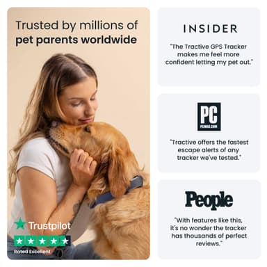 Tractive Dog 6 GPS-tracker (svart)