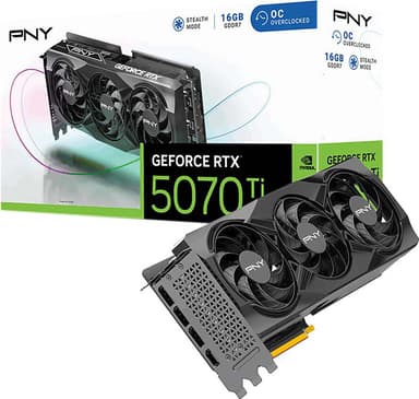 PNY GeForce RTX 5070 Ti 16GB OC 3X grafikkort