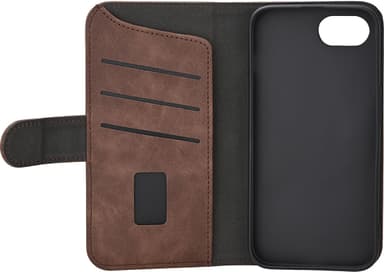 Gear iPhone 16E plånboksfodral (brunt)